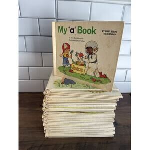 Vintage 1984 Moncure-My 1st Steps To Reading Children’s Complete Book set of 24